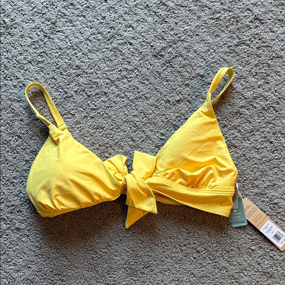 Yellow Bikini Top